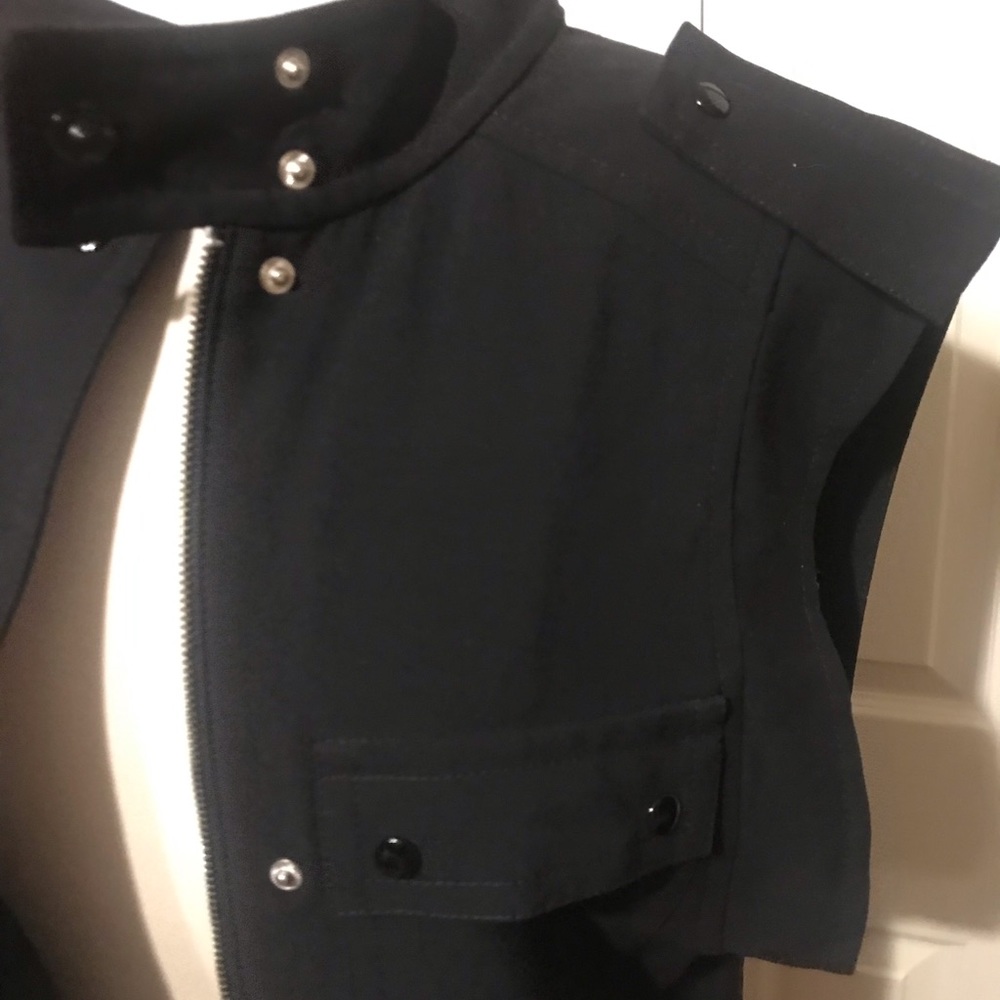 Tracy Reese Black Vest/Jacket size medium - Picture 4 of 15